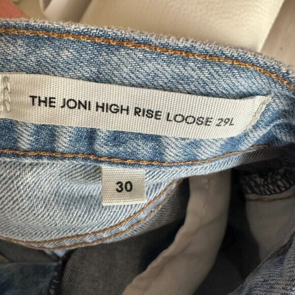Denim Forum Aritzia The Joni High Rise Loose 29L Denim Jeans Pants US 30 - Picture 15 of 15